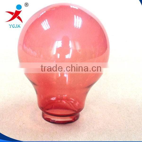 Long-term supply Red wall lamp led ball bubble lamp shade/waterproof diy glass lamp shade