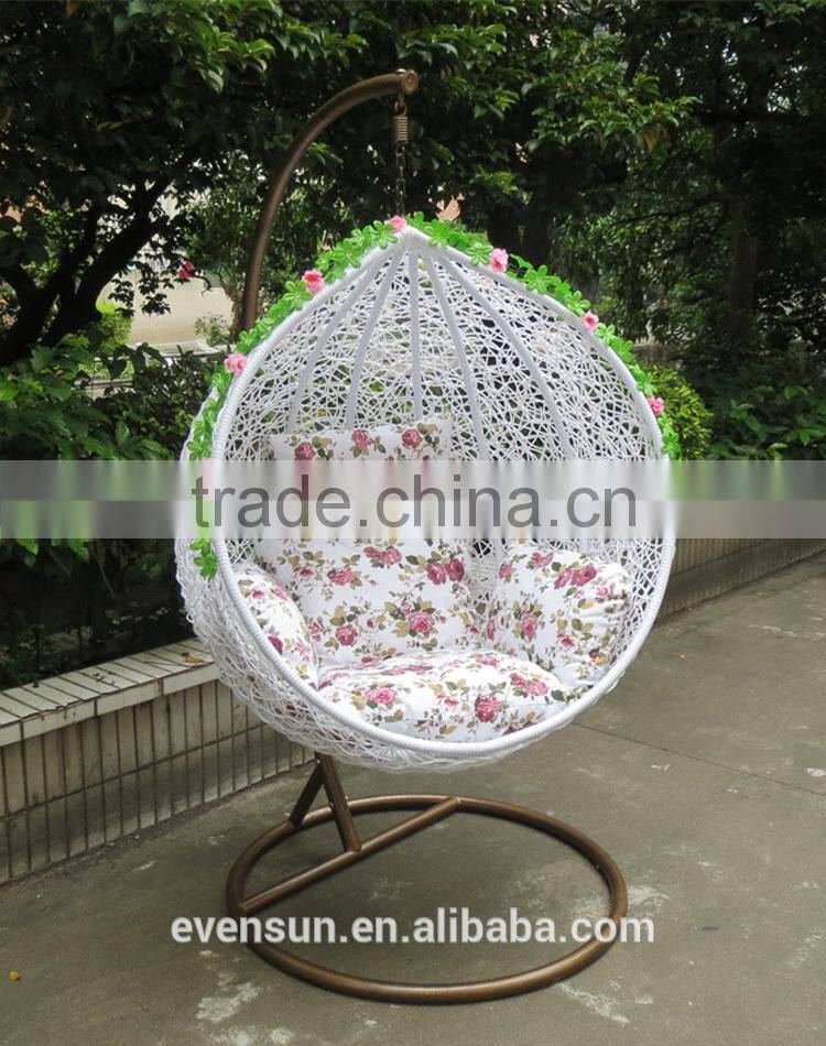 Trade Assurance Egg Shape Garden Swing Rattan Chair