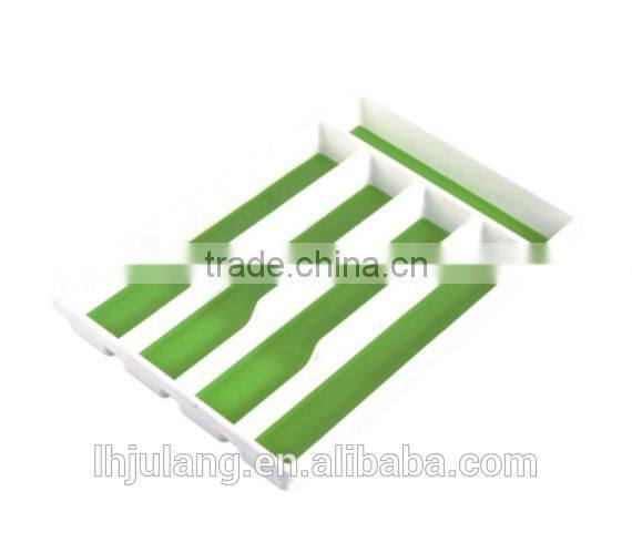 Hot sell Plastic Cutlery tray for Kitchen/plastic cutlery organizer