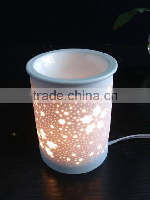 Ceramic Cylinder electric oil burner with aromatheraphy function