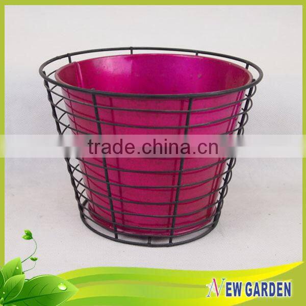 Wholesale Stylish Made In China Metal Decorative Baskets For Wedding