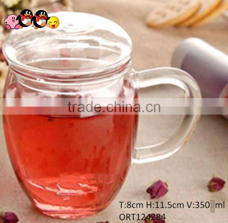 double wall glass mug