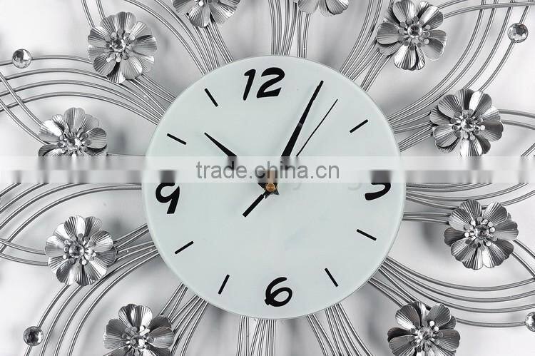2017 Hot-selling metal decorative digital wall clock China