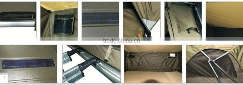 polyoxford PU coated camping auto car roof tent awning from china