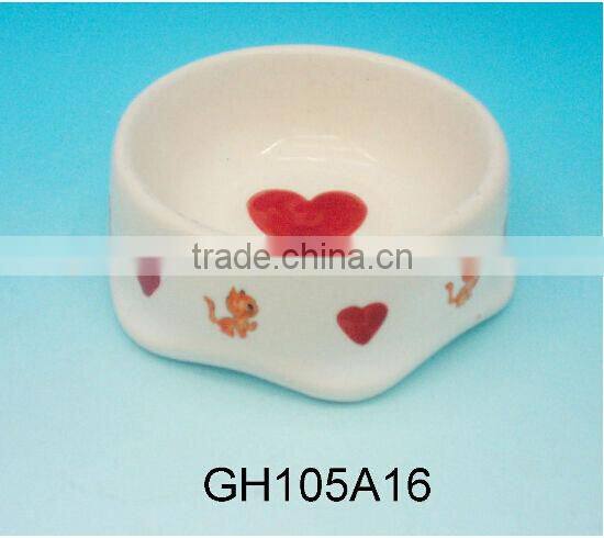Lovely design Ceramic Pet bowls feeders
