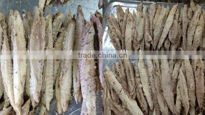Purse seiner tuna processed loin
