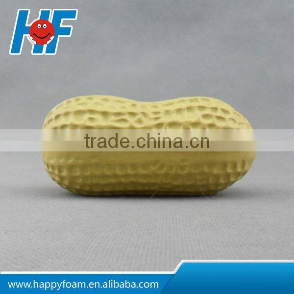 pu peanut shape antistress for promotional gifts