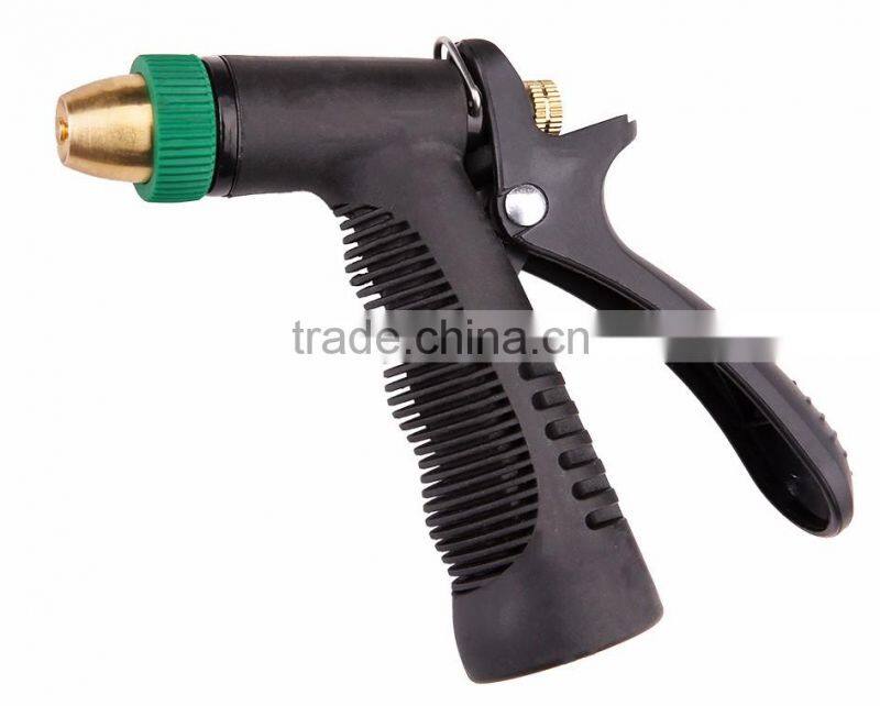 Durable and Various style zinc alloy spray gun with brass nozzle