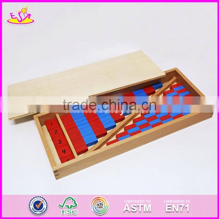 2017 New design montessori preschool wooden baby learning toys W12F005