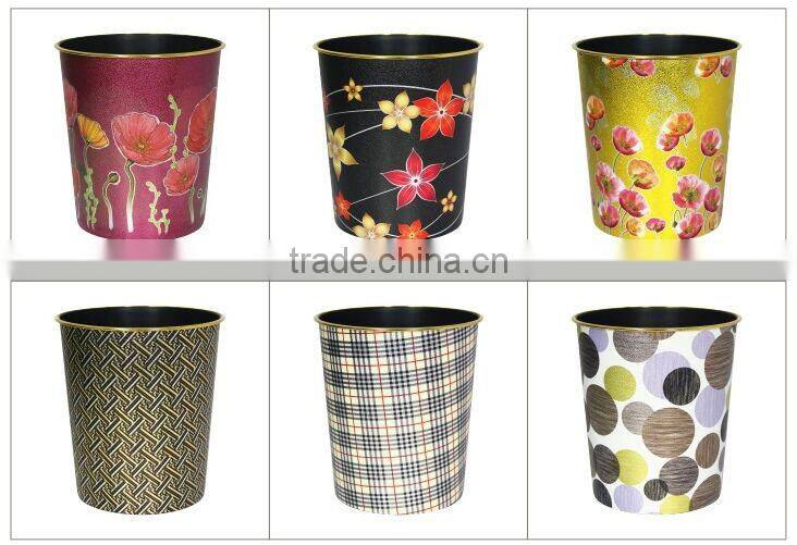 BEAUTIFULL DESIGN CHEAPEST DUSTBIN/TRASHCAN WITH GOOD QUALITY IN MAINLAND CHINA