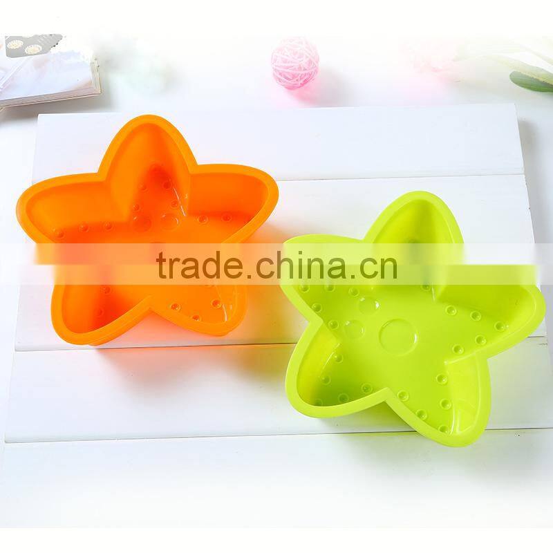 Baking Tools Silicone cup cake Mould Star Design Biscuits Mould