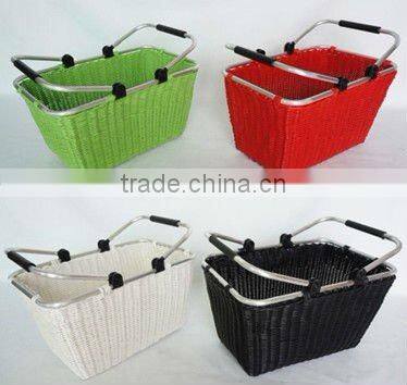 Colorful PE shopping basket