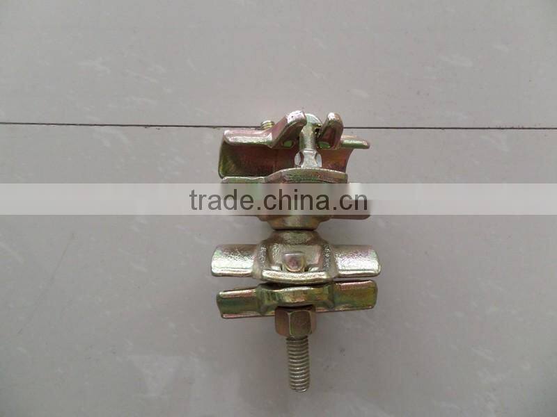 Forged steel scaffolding tube coupler swivel clamp for sale