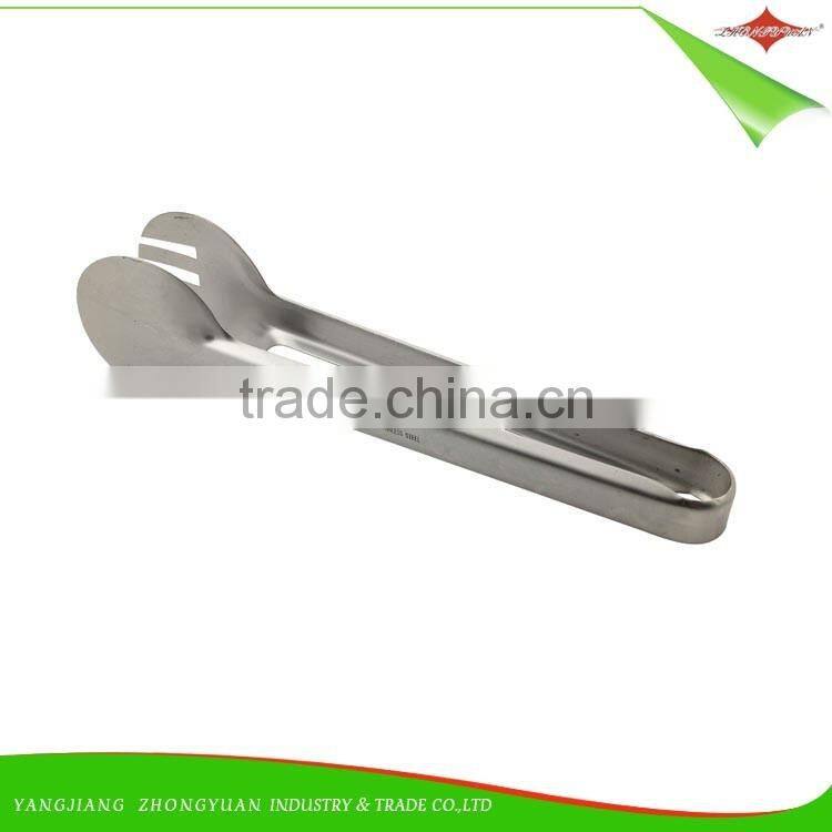 ZY-H1039 high quality mini stainless steel food tongs serving tongs