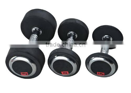 Rubber dumbbell