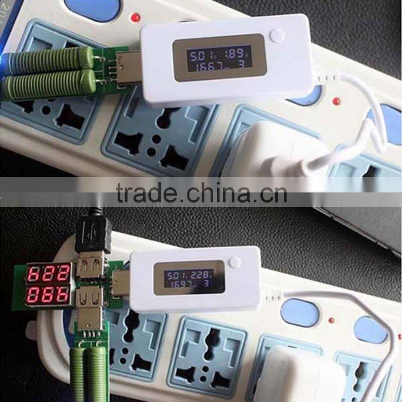 2016 New LCD USB Charger Mobile Power Detector Battery Tester laptop battery charger tester