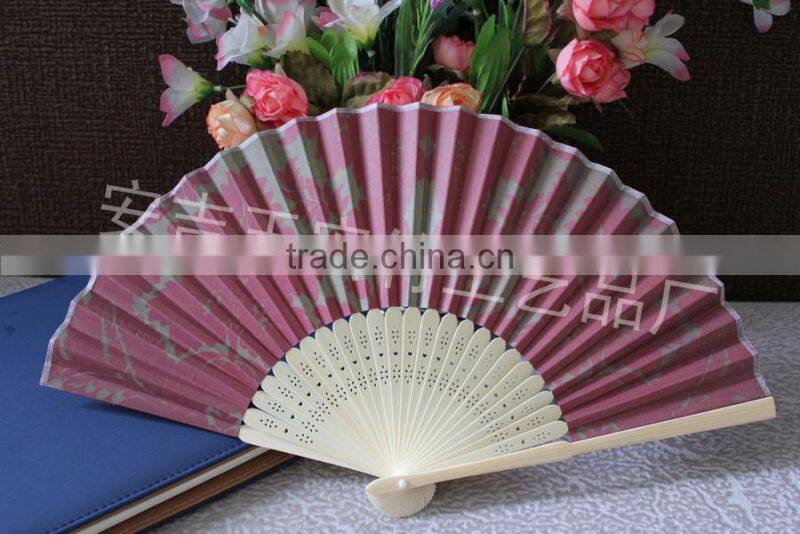 High Quality Paper Fan For Gift
