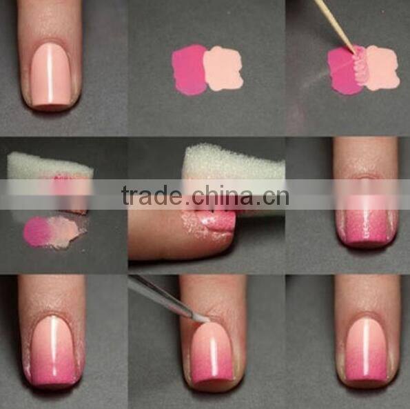 Fashion DIY Nail Art Decoration Changeable Sponge Nail Art Decoration
