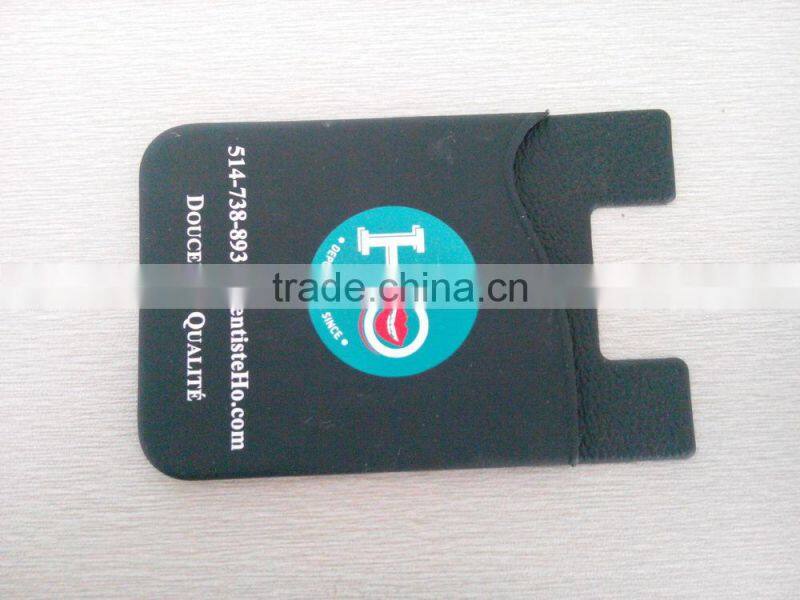 Hot selling new product smart wallet mobile phone silicone card holder with good quality for wholesale