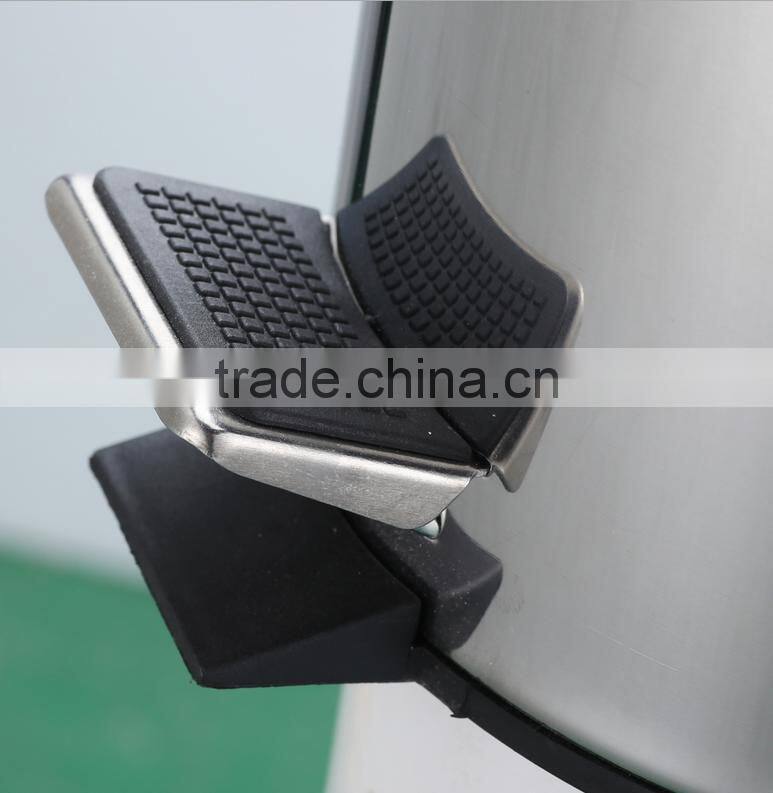 Home Used Indoor Metal Waste Bin With Swing Cover