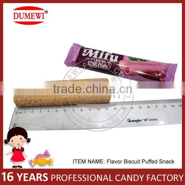 Purple Potato Flavor Biscuit Puffed Stick