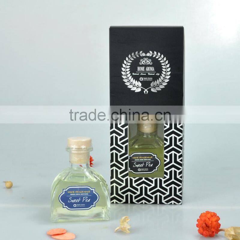 aroma diffuser with wooden cap and window