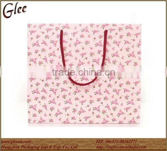 Custom fashionable paper bags wholesale