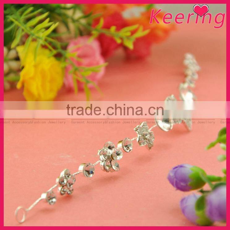 Hot sale fancy beads rhinestone wedding bridal hair accessories for women WHD-024