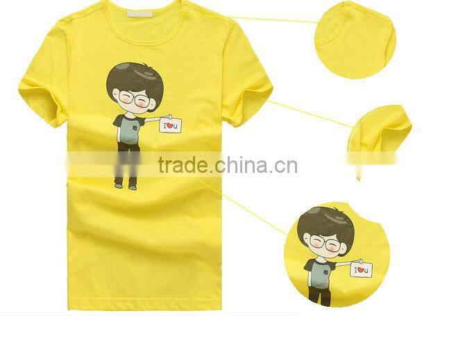 custom love couple printed t-shirt wholesale china