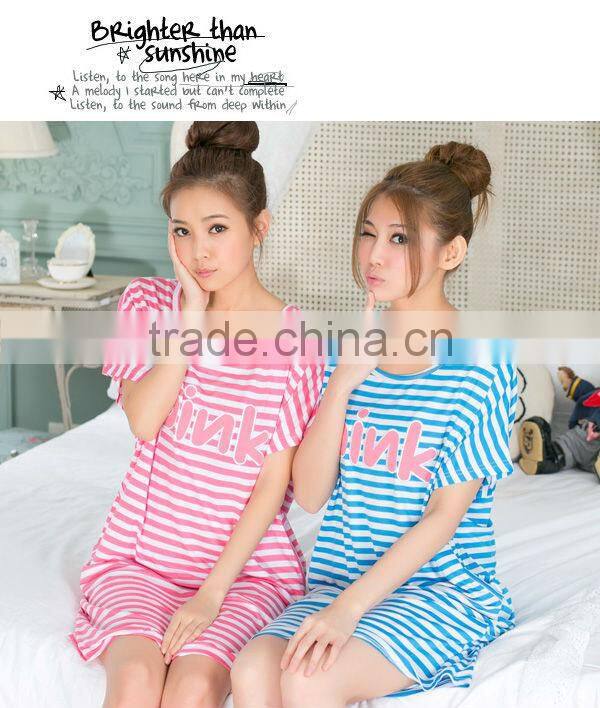 summer cotton nigntgown women sleepwear/women pajamas