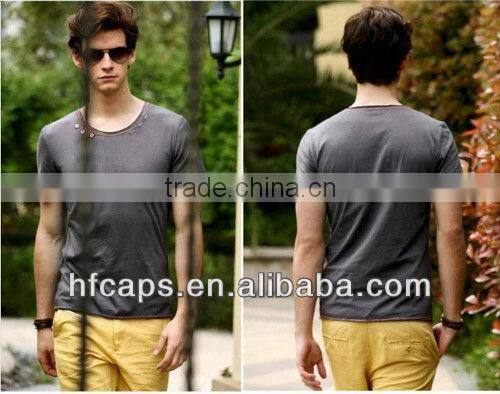Wholesale soft cotton cheap plain T-shirt