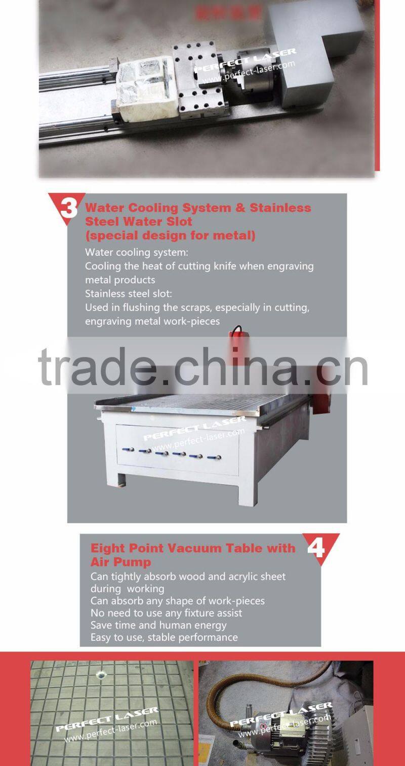 Perfect Laser PEM-1325 2.2kw 3kw 4.5kw Advertising CNC Router Engraver with Best Price