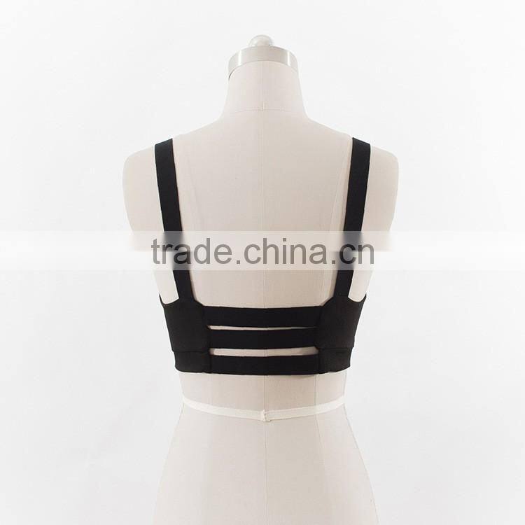 2016 new summer hot style backless sport tank top vest