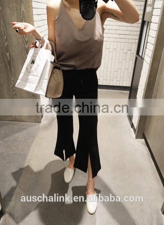 new arrival personalized lady sexy open front crotch pants china