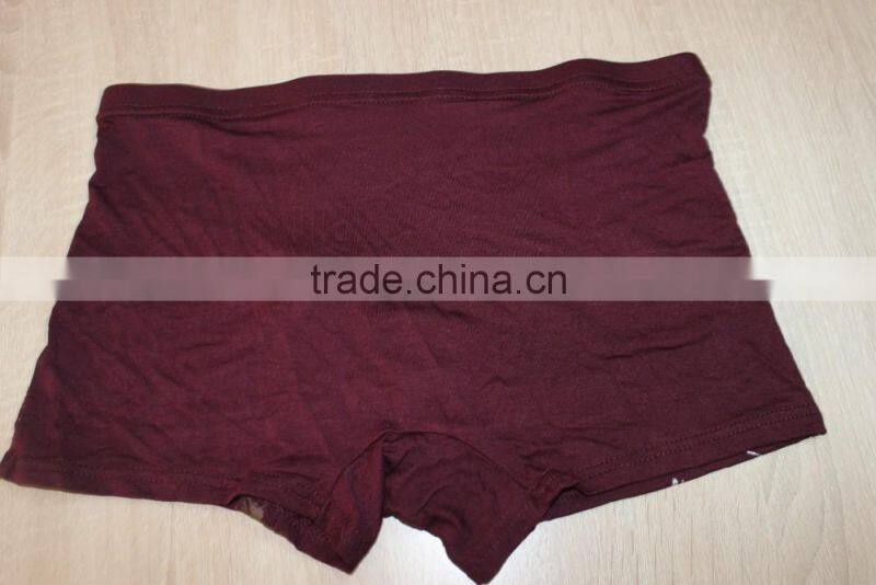 GZY garment stock lots men shorts factory wholesale cheap men panties hot sale in 2016 men panties