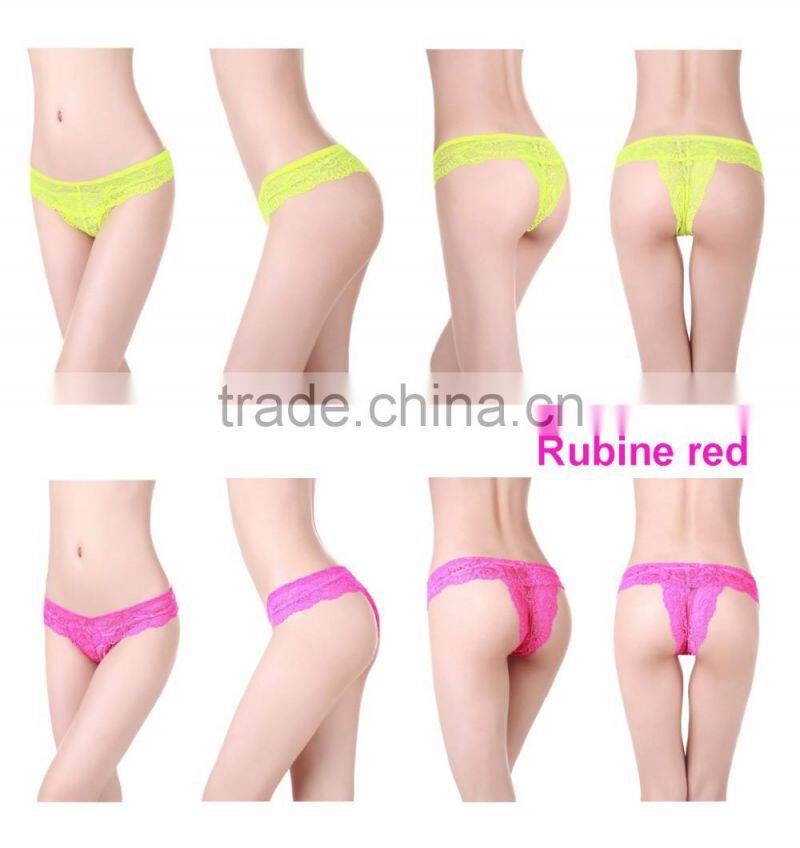 Very Nice Bright 12 Colors Packed Hot Women Thong Panties S M L For Sexy Market