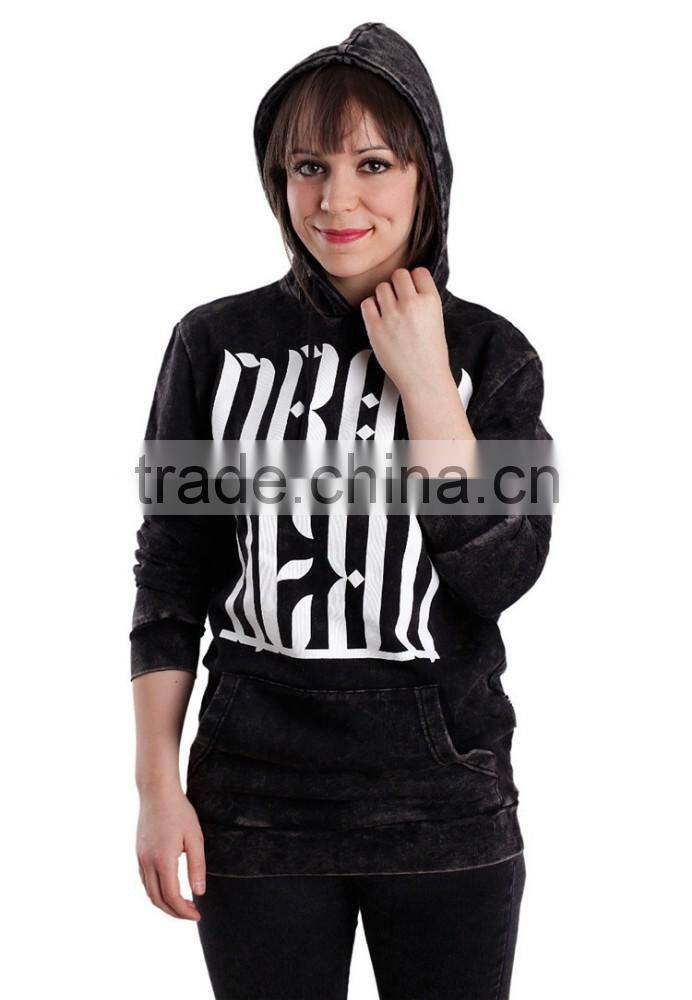 Wholesale hoodie new style knit fleecy womens 100% cotton hoodie