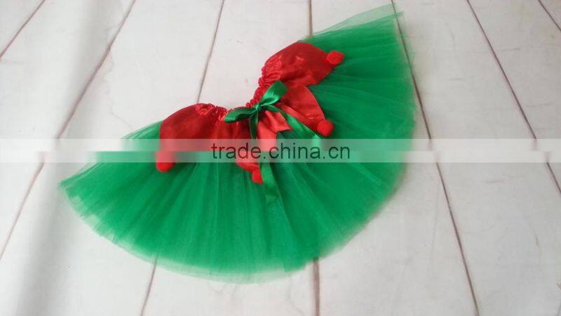 2014 new arrival christmas girls puffy tutu skirt for girls