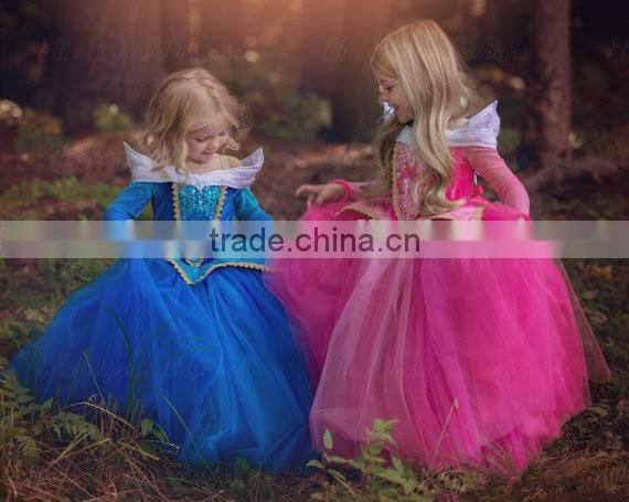 Wholesale Princess Dresses Girls Latest Design Frock Dream Tutu Maxi Dress Sister Clothing Sets