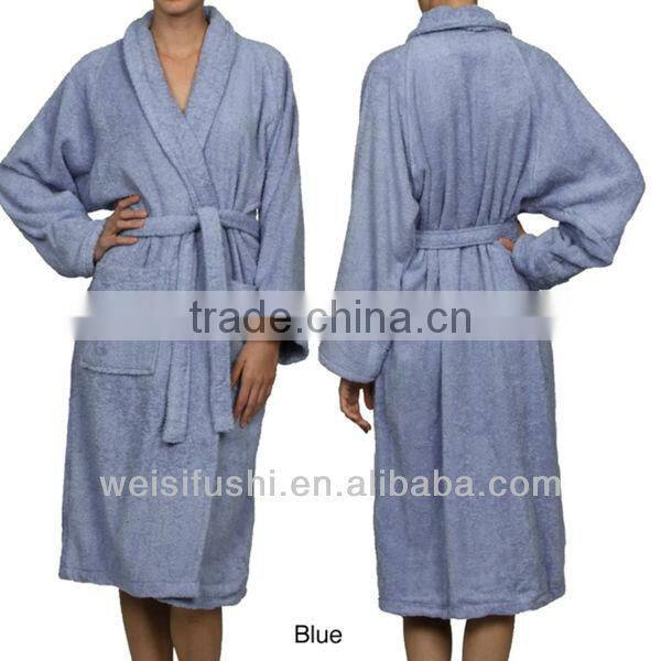 Custom Cotton Poly Unisex Terry Bath Robe