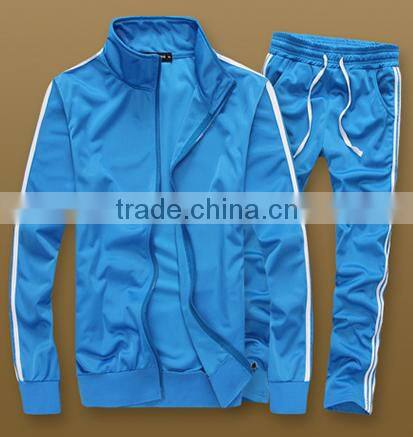 Latest Design Sports Track Suits 100% Polyester Mens Sports Tracksuit Fleece Tracksuit