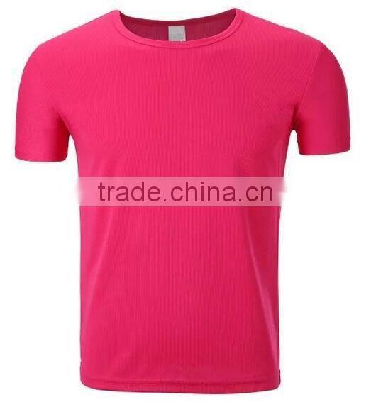 high quality blank quick dry fit t-shirt compression running Custom mans t shirt