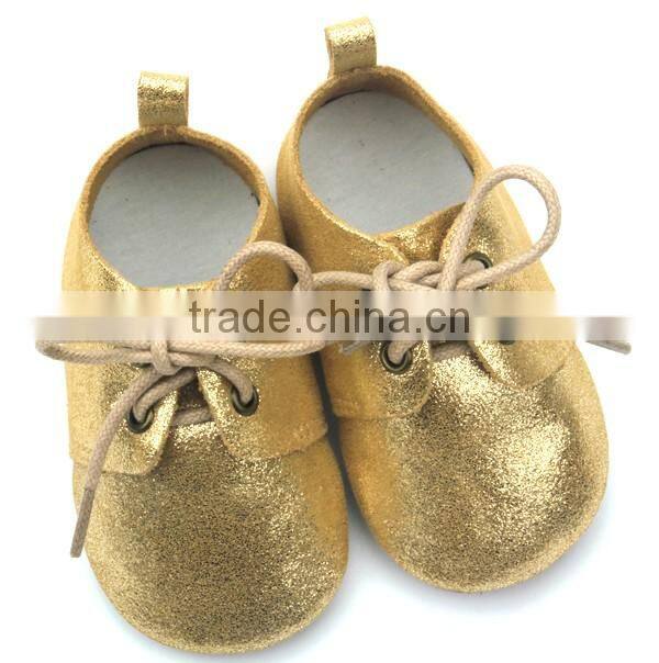 2017 amazon new design printing genuine leather baby boys leather shoes