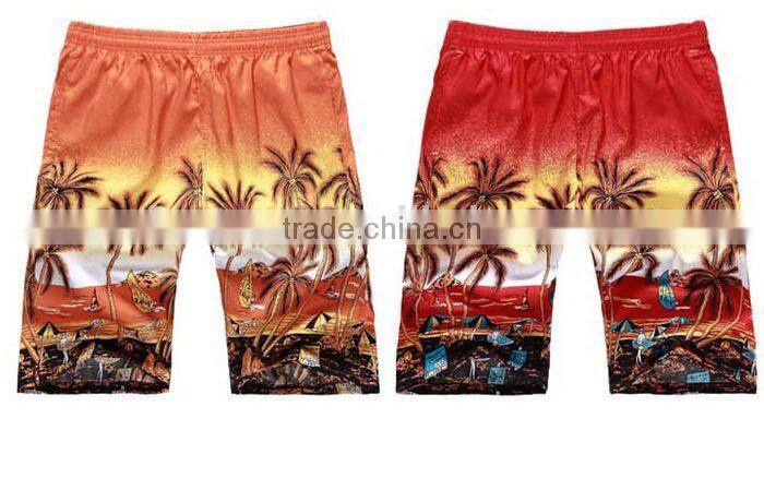 2014 Fashion Custom Couple Hot Mens Beach Shorts Wholesale