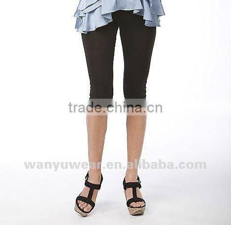 middle length ladies seamless knee high legging