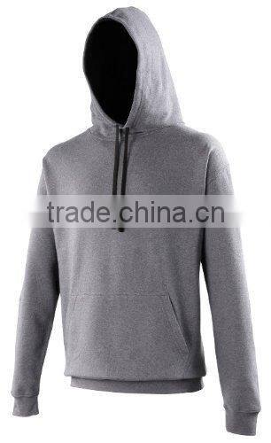 plain gray pullover hoodie unisex