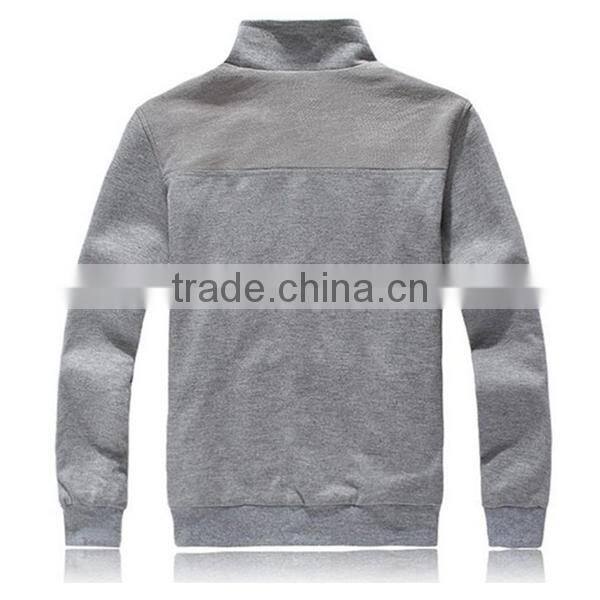OEM zipper men hoodies wholesale without hood