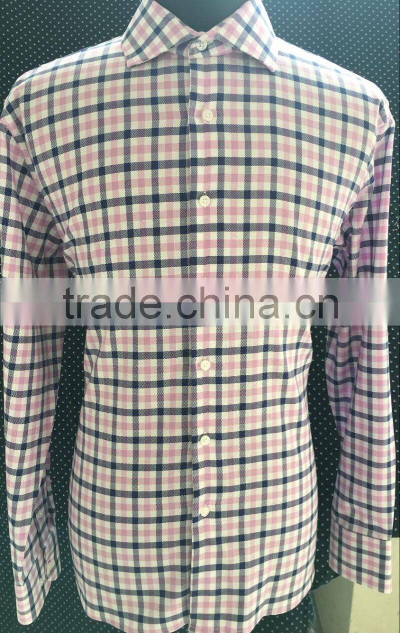 2017 Spring New cutaway collar floral casual shirts