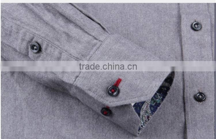 shirt new fashion 100% cotton business shirt for men button down long sleeve
