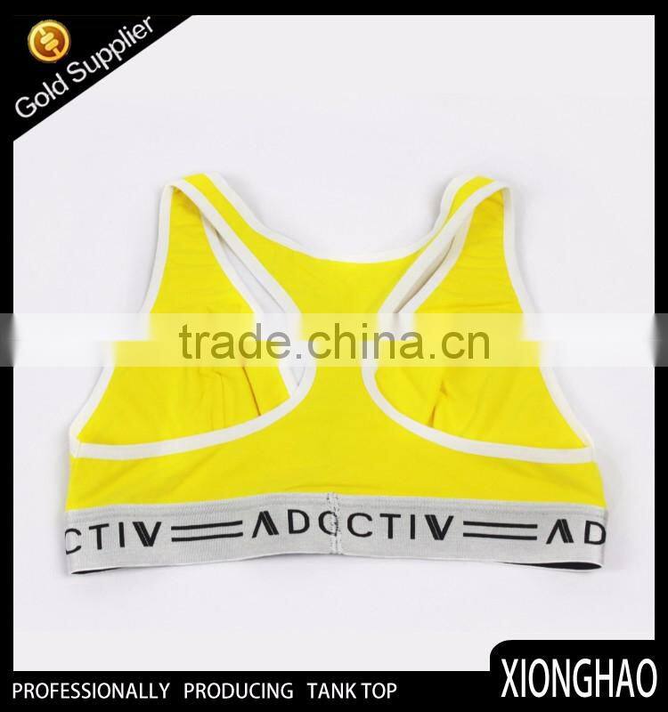 OEM high qaulity and cheap price various bright color bralette for Yoga
